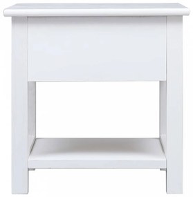 Fehér császárfa kisasztal 40 x 40 x 40 cm