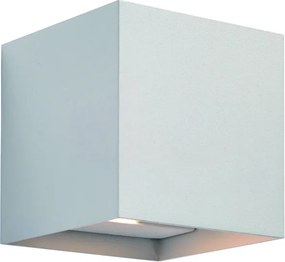 ENDON 90961 GLOVER CCT Modern Kültéri Fali Lámpa Matt Fehér, Átlátszó LED IP44