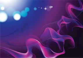 Fotótapéta flizelina Absztrakt hullámok modern hullámok minimalizmus 254x184 +ragasztó