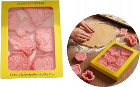 Süteményformák 6 db-os karácsonyi kekszvágó formák