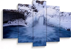 Vízesés képe télen (150x105 cm)