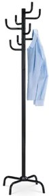 Autronic ruhaakasztó 182 cm fém fekete 80609-A BK
