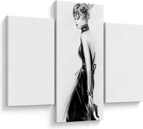 Kép - divat illusztrációk (90x60 cm)
