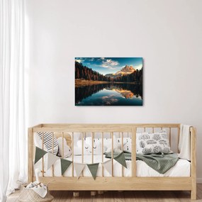 Kép - alpesi, olaszország, dolomitok, Antorno (70x50 cm)