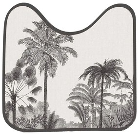 Fekete-bézs fürdőszobai kilépő WC-hez 45x45 cm Cocoty – douceur d'intérieur