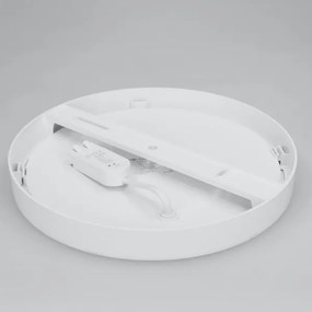 Solight WD244-W - 2 az 1-ben LED-panel 24W/230V 3000/4000/6000K, átmérő 30 cm, IP54, fehér