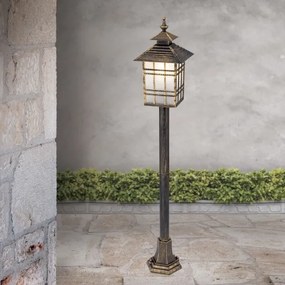 Orion AL 11-1117/1 - Kültéri lámpa KIKO 1xE27/11W/230V IP44 bronz/patinás