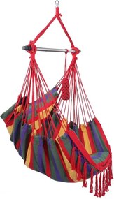 MIADOMODO Függő hintaszék kintre-bentre színes