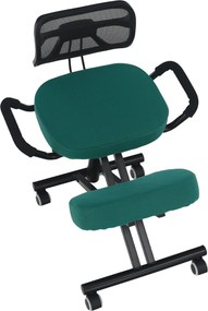 Ergonomikus zsámoly, zöld/fekete, RUFUS