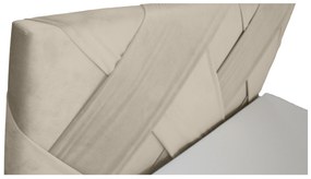 Franciaágy Boxspring 200 cm Melo (bézs) (tárolóhellyel). 1054508