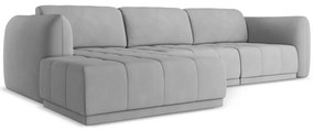Világosszürke sarokkanapé (bal oldali) Hoku – Makamii