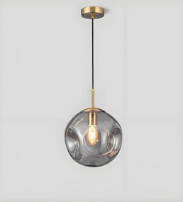 Mennyezeti lámpa lógó üveg gömb szürke konyha szoba nappali lámpa