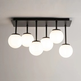 Sigma lighting modern mennyezeti lámpa tulia fehér fekete sig33501