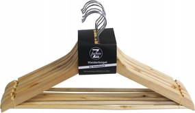 Fa vállfák ruhákhoz, 12 darabos szett