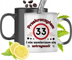 Mágikus Bögre Születésnapra 33CM Színváltós, fényképes nyomattal