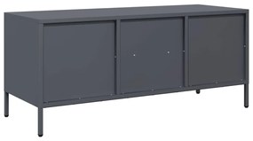 antracit hidegen hengerelt acél TV-szekrény 101,5x39x43,5 cm