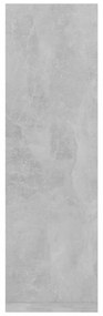 2 db betonszürke szerelt fa fali polc 50 x 15 x 50 cm
