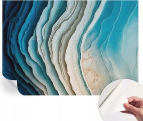 Öntapadós tapéta Fali furnér 3D hatás Harmónia hullámok 312x219 cm