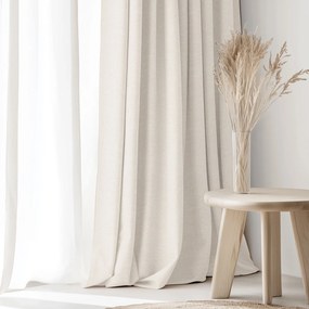 Goldea peru dekoratív drapéria - természetes 200x135 cm