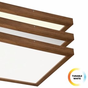 Brilagi-LED Dimmelhető lámpa WOODY FRAME LED/50W/230V tölgy 60x60 cm IP44 + távirányító