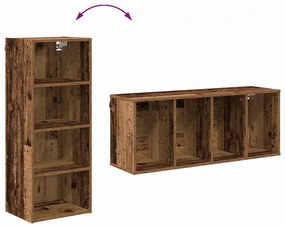 Függő szekrény Riga Öreg fa 40 x 29,5 x 100 cm Faanyag