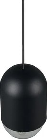 Fekete fém függőlámpa ø 11 cm Nara – Reality