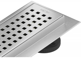 Mexen Flat 360 ° M08 forgó lineáris lefolyó 80 cm króm - 1025080-40