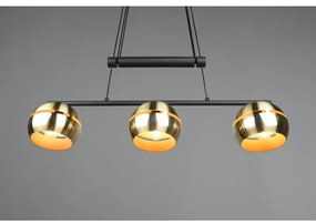 Trio - Csillár zsinóron FLETCHER 3xE14/40W/230V réz