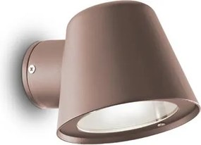 IDEAL LUX 213095 GAS AP1 Modern Kültéri Fali Lámpa Kávébarna GU10 IP43