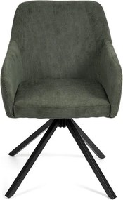 Avenberg LARO Étkezőszék szett - 2db, forgó, zöld