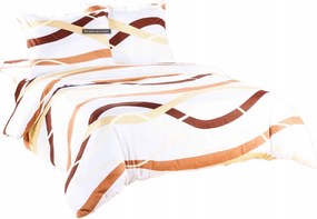 Ágyneműhuzat Szatén Pamut Vastag 200x220 2X 70x80 Cipzárral Lengyel Termék