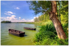 Poszterek 60x40 Tó Csónakok Tájkép
