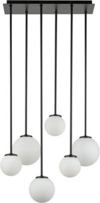 SIGMA LIGHTING 33499 TULIA Többágú Függesztett Lámpa Fehér, Fekete G9 IP20