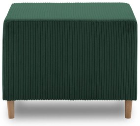 Fireze puff, kordbársony, zöld