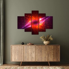 Modern tüskés absztrakció képe (150x105 cm)
