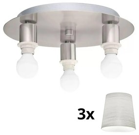 Eglo Eglo - LED Mennyezeti lámpa MY CHOICE 3xE14/4W/230V króm/krémes EG31131J