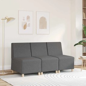 sötétszürke szövet kanapéfotel 55 cm