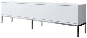 TV szekrény Lord - White, Silver