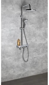 Aqualine - Zuhanyszett FARRAO csapteleppel, fényes króm