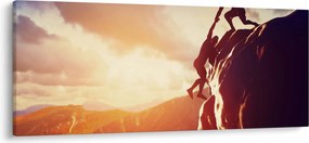 Kép - Hegymászók (120x50 cm)