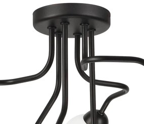 Felületre szerelhető csillár HOLLY 6xG9/5W/230V fekete