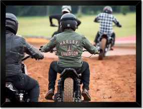 Poszterek keretben 40x30 Harley Davidson Motorkerékpár