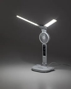 Rabalux 74030 - NOVILO LED dimmelhető asztali lámpa ventilátorral LED/7W/5V