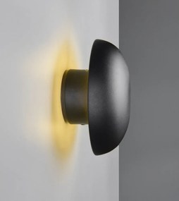 Matt fekete USB LED fali lámpa Davey – Reality