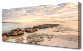 Vászonkép nyomtatás Sea Beach Landscape 125x50 cm