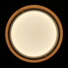 LED Mennyezeti lámpa TULUZA LED/18W/230V á. 32 cm barna