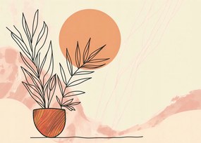 Poszter 35x25cm Kilátás a sivatag felett