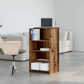 recepciós pult antik fa 55x50x103,5 cm szerelt fa