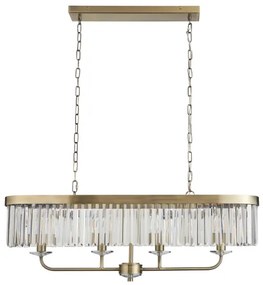 Endon 110539 - CHESTERFIELD láncos csillár 4xE14/6W/230V sárgaréz