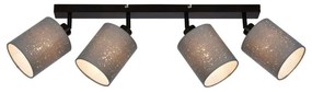 Briloner 2078-044 - spotlámpa SPOTLIGHT 4xE27/25W/230V szürke/fekete 2078-044